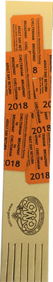 Bookmark Broadway ticket design