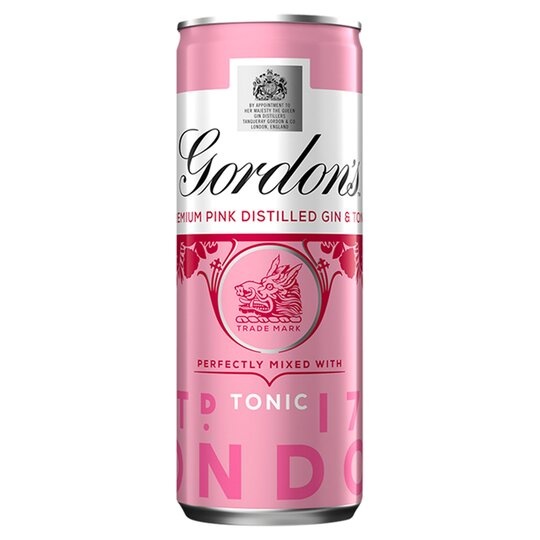 Gordon's Gin and Tonic (Pink)