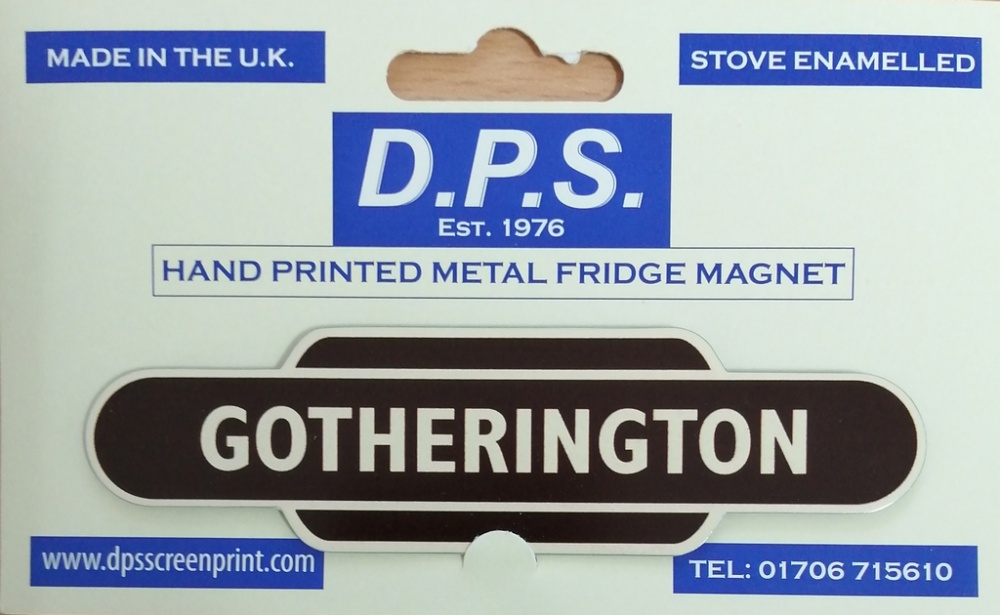 Gotherington totem fridge magnet